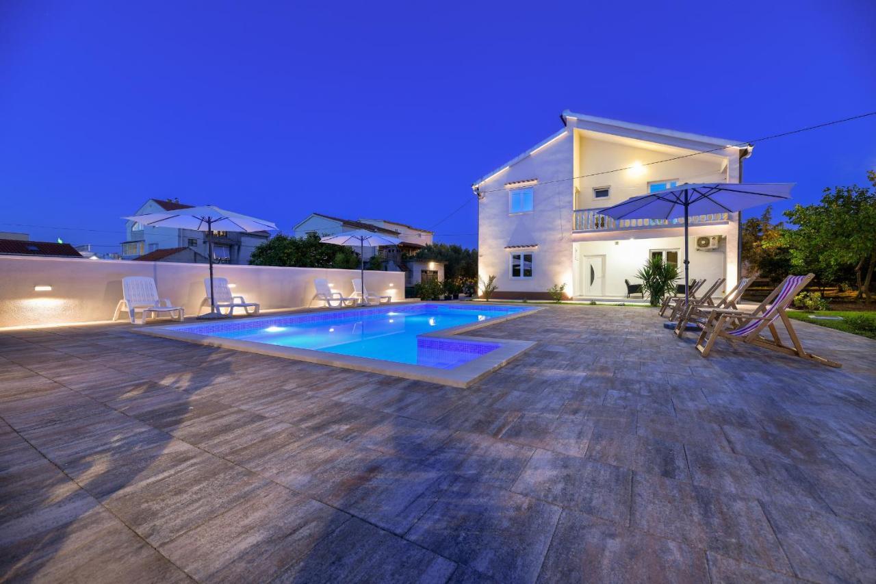 Апартаменты Pool House Luka Задар Экстерьер фото