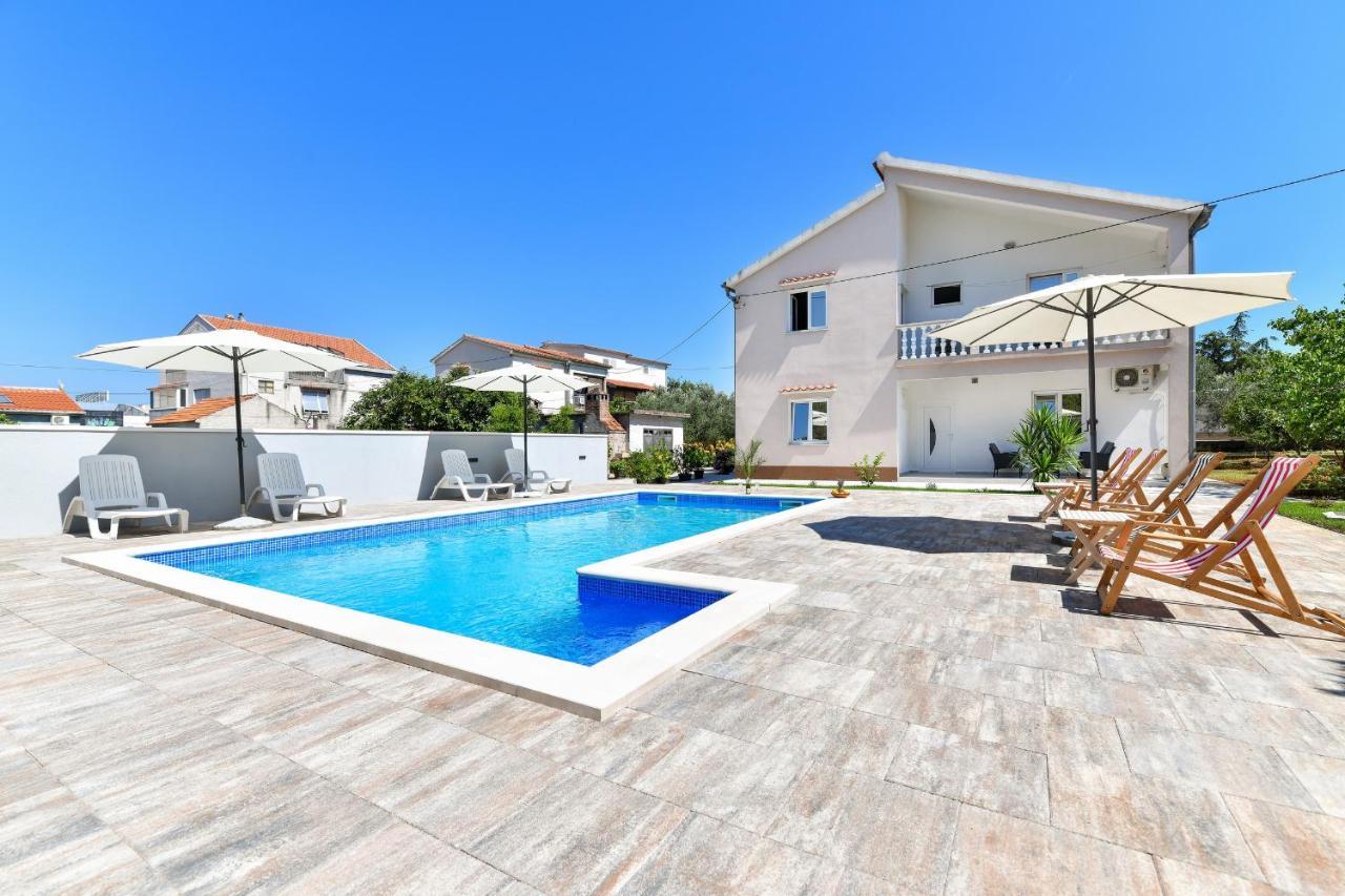 Апартаменты Pool House Luka Задар Экстерьер фото