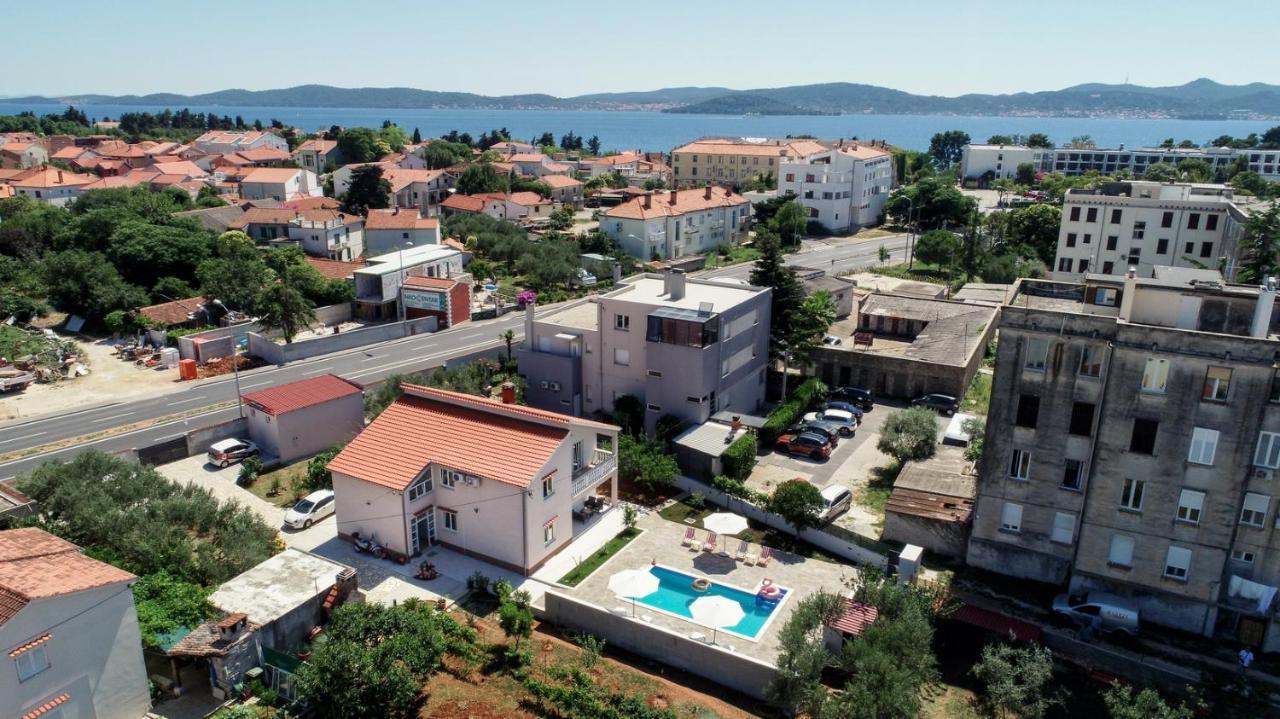 Апартаменты Pool House Luka Задар Экстерьер фото