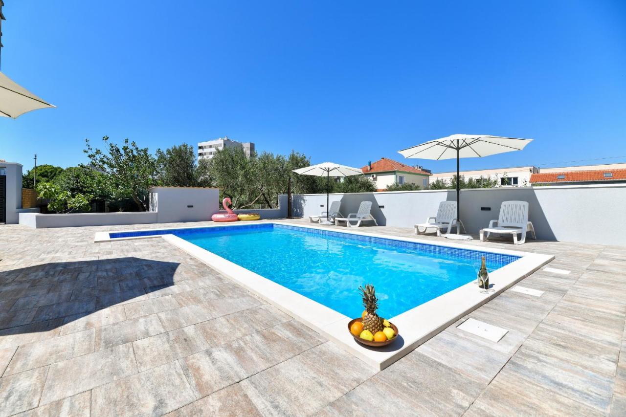 Апартаменты Pool House Luka Задар Экстерьер фото