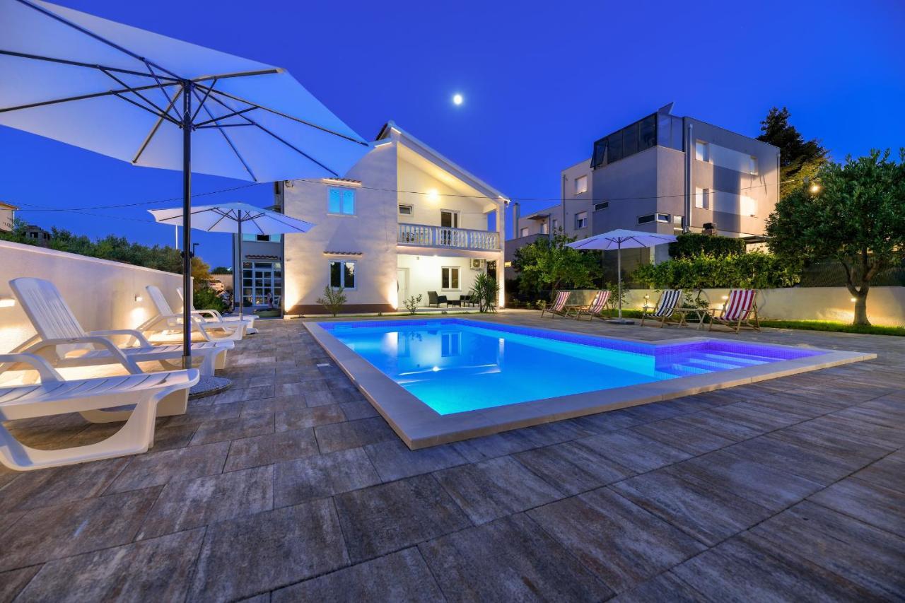 Апартаменты Pool House Luka Задар Экстерьер фото